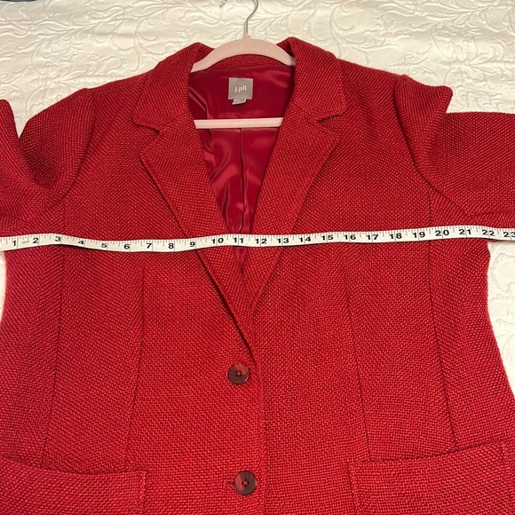 J.Jill tweed wool blend jacket blazer - Picture 9 of 9